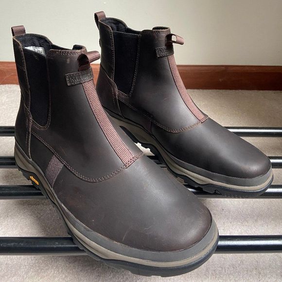 MERRELL Men Tremblant 6 Waterproof Ice + Leather Boots - NEW NWOB - Picture 7 of 8